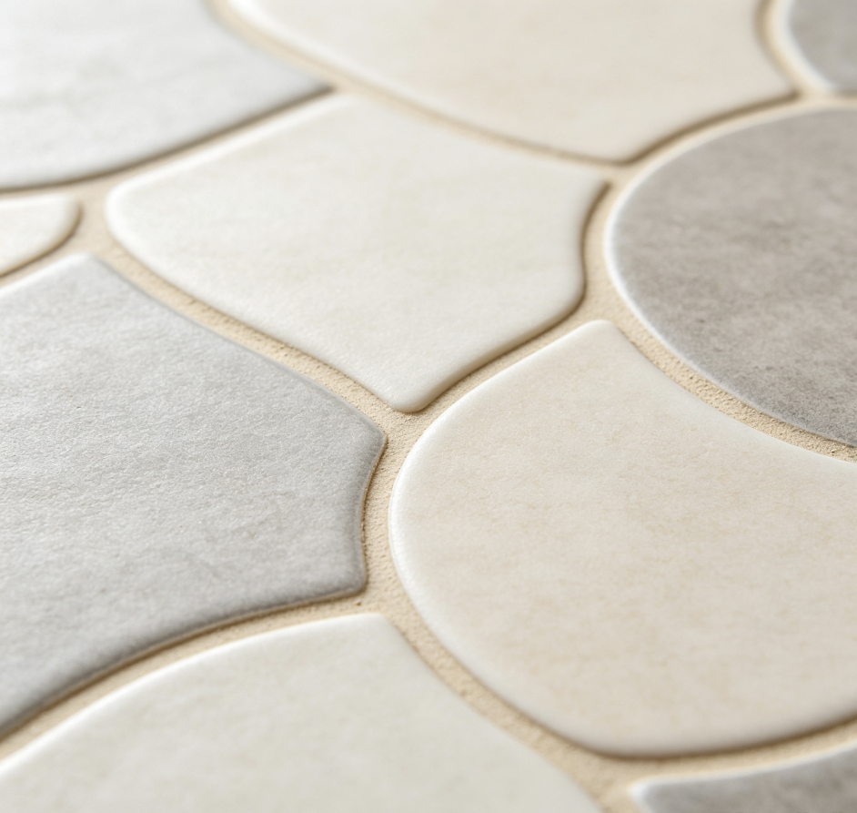 Irregular Shape Tile Curved Joint Service